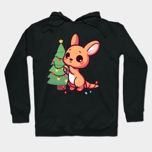 Adorable Kangaroo - Merry Christmas Hoodie